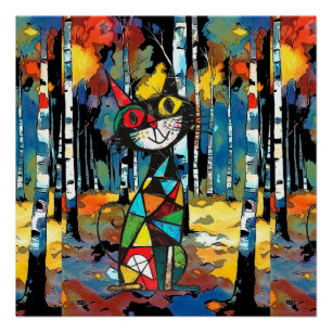 Ein Abstrakter Kinda-Tag Poster