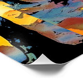 Ein Abstrakter Kinda-Tag Poster (Ecke)