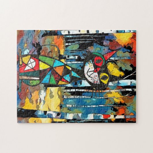 Ein Abstrakter Kinda-Tag Puzzle (Horizontal)