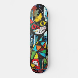 Ein Abstrakter Kinda-Tag Skateboard