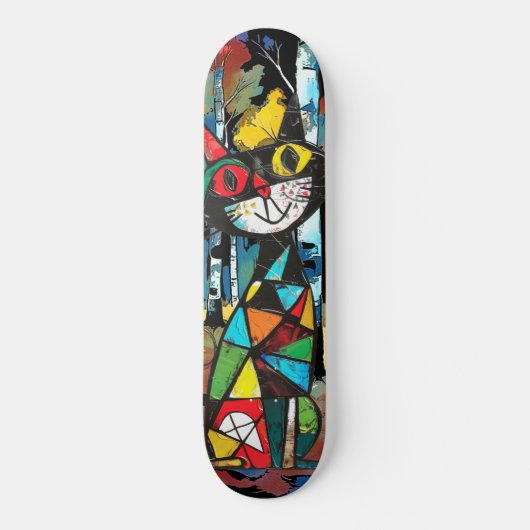 Ein Abstrakter Kinda-Tag Skateboard (Vorderseite)