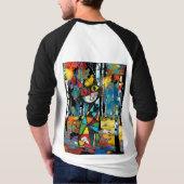 Ein Abstrakter Kinda-Tag T-Shirt (Rückseite)