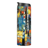 Ein Abstrakter Kinda-Tag Thermosbecher (Nach rechts gedreht)