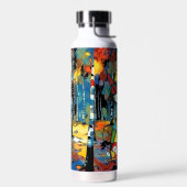 Ein Abstrakter Kinda-Tag Trinkflasche (Links)