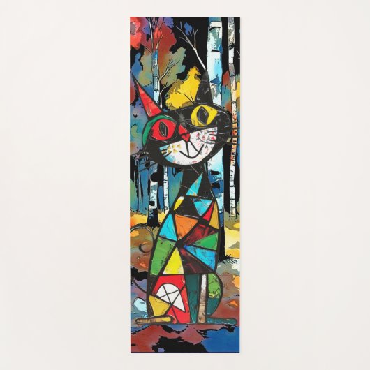 Ein Abstrakter Kinda-Tag Yogamatte (Vorderseite)