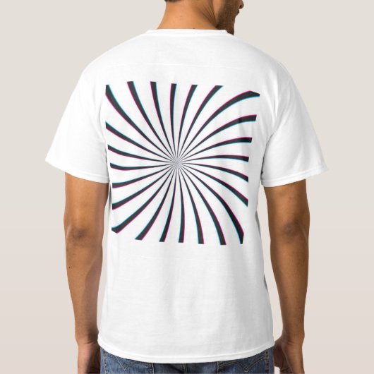 Ein abstrakter psychedelischer T - Shirt (Rückseite)