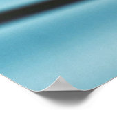 Ein abstrakter Wellenreituntergrund aus Wasser Poster (Ecke)