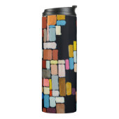 ein abstraktes Bild; geometrische Formen Thermosbecher (Nach links gedreht)