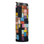 ein abstraktes Bild; geometrische Formen Thermosbecher (Nach rechts gedreht)