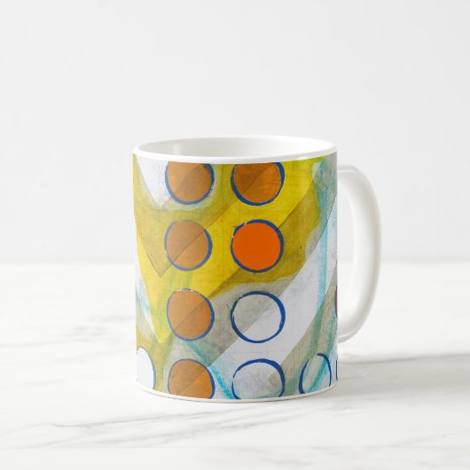 ein abstraktes Bild Kaffeetasse (VorderseiteRechts)