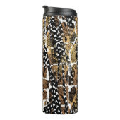 Ein abstraktes Design, das eine Tierhaut verändert Thermosbecher (Nach rechts gedreht)