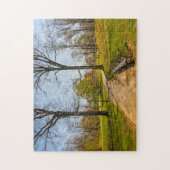 Ein Abstraktes Foto von Central Park New York. Puzzle (Vertikal)