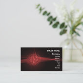 Ein abstraktes für Sie Visitenkarte (Stehend Vorderseite)