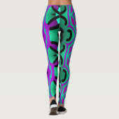 Ein abstraktes Muster "Ratti_Creative_Arts"-Leggin Leggings (Rückseite)