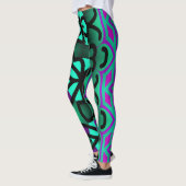 Ein abstraktes Muster "Ratti_Creative_Arts"-Leggin Leggings (Links)