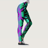 Ein abstraktes Muster "Ratti_Creative_Arts"-Leggin Leggings (Rechts)