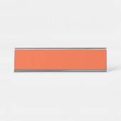 Ein abstraktes Muster wirbelnder, lebendiger Farbe Schreibtischnamensplakette (Vorderseite )