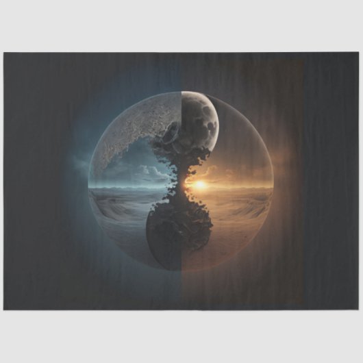 Ein Abstraktes Yang-Seriendesign 5 Seidenpapier (Vorderseite)