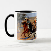 Ein Abstrich für Holz, Frederic Remington Tasse (Links)