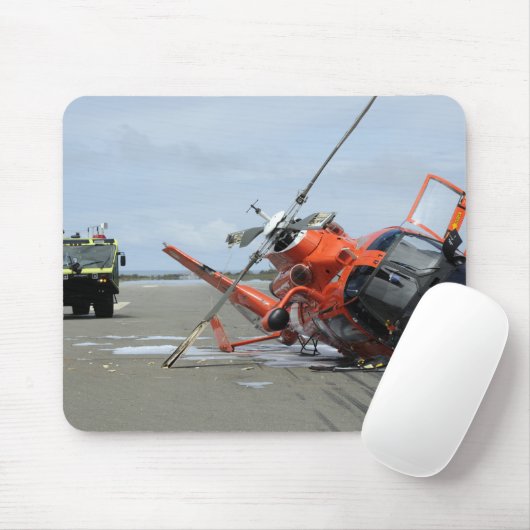 Ein Absturz eines Dolphin-Hubschraubers der US-Küs Mousepad (Mit Mouse)