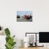 Ein Absturz eines Dolphin-Hubschraubers der US-Küs Poster (Heimbüro)