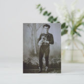 Ein Acrobat und sein Hund Postkarte (Stehend Vorderseite)
