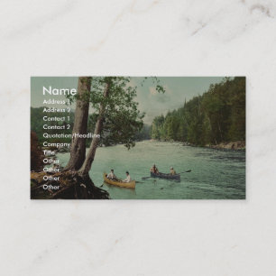 Ein Adirondack Gebirgsstromklassiker Photochrom Visitenkarte