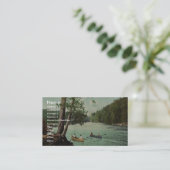 Ein Adirondack Gebirgsstromklassiker Photochrom Visitenkarte (Stehend Vorderseite)