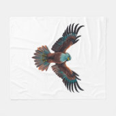 Ein Adler... Fleecedecke (Vorderseite (Horizontal))