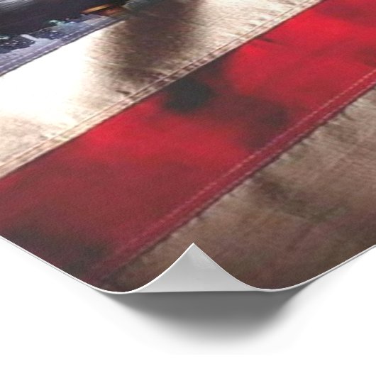 Ein Adler weint Poster (Ecke)