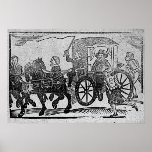 Ein Adlig in seinem Wagen Poster