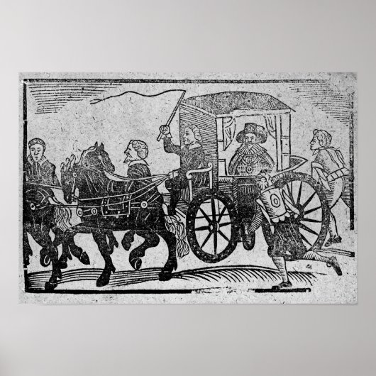 Ein Adliger in seinem Wagen Poster (Vorne)
