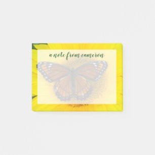 Ein Admiralfalter   Limenitis Archippus Post-it Klebezettel