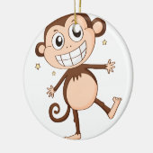 ein Affe Keramikornament (Links)