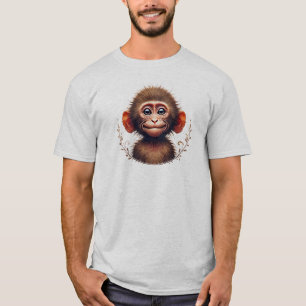 Ein Affe mit einem komischen Kopf. T-Shirt