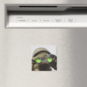 Ein afghanischer Soldat sucht den Horizont Magnet (In Situ (Geschirrspüler))