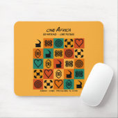 Ein Afrika – Adinkra – Ghana - Mousepad (Mit Mouse)
