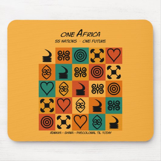 Ein Afrika – Adinkra – Ghana - Mousepad (Vorne)