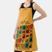 Ein Afrika – Adinkra – Ghana - Schürze (InSitu)