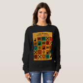 Ein Afrika – Adinkra – Ghana -  Sweatshirt (Vorne ganz)