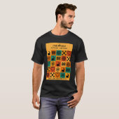 Ein Afrika – Adinkra – Ghana -  T-Shirt (Vorne ganz)