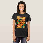 Ein Afrika – Adinkra – Ghana -  T-Shirt (Vorne ganz)