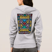 Ein Afrika – Ndebele – Südafrika & Simbabwe - Hoodie (Rückseite)