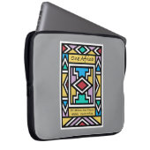 Ein Afrika – Ndebele – Südafrika & Simbabwe - Laptopschutzhülle (Vorne Rechts)