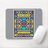 Ein Afrika – Ndebele – Südafrika & Simbabwe -  Mousepad (Mit Mouse)