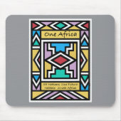 Ein Afrika – Ndebele – Südafrika & Simbabwe - Mousepad (Vorne)