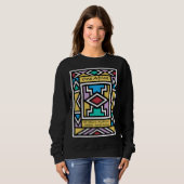 Ein Afrika – Ndebele – Südafrika & Simbabwe -  Sweatshirt (Vorne ganz)