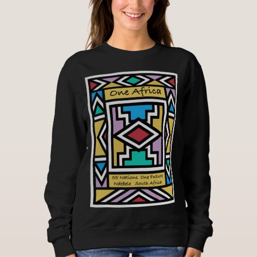 Ein Afrika – Ndebele – Südafrika & Simbabwe -  Sweatshirt (Vorderseite)