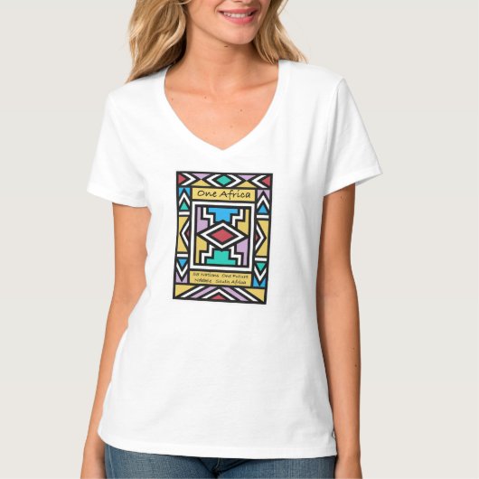 Ein Afrika – Ndebele – Südafrika & Simbabwe - T-Shirt (Vorderseite)