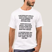 Ein AI-Witz über Dividendenwerte T-Shirt (Vorderseite)